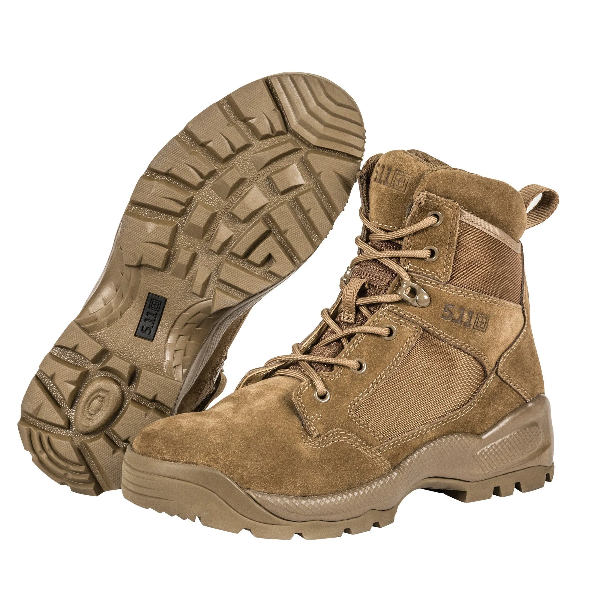 5.11 Tactical ATAC 2.0 6 Inches Side Zip Desert Boot Dark Coyote