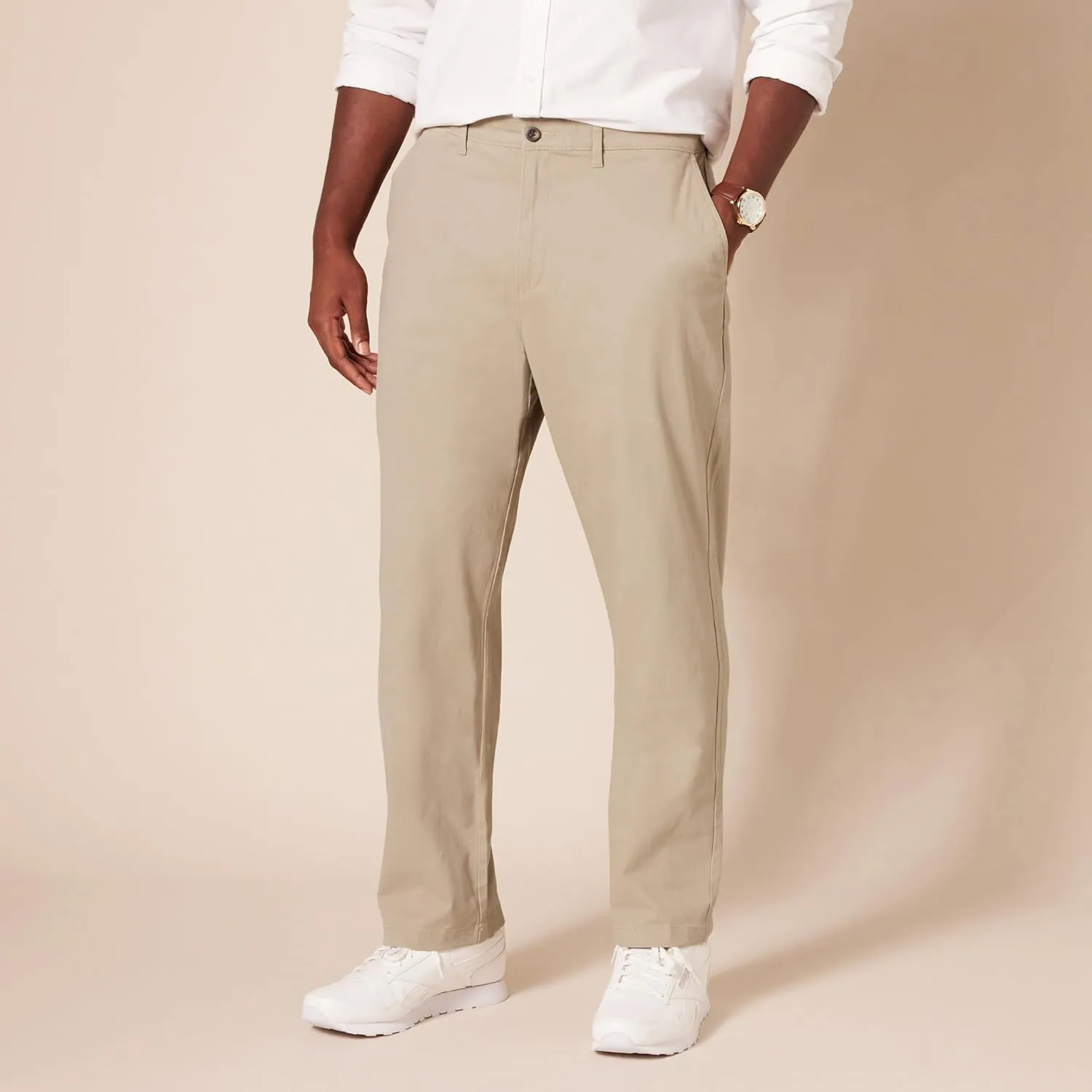 Amazon Essentials Men's Classic-Fit Casual Stretch Chino Pant