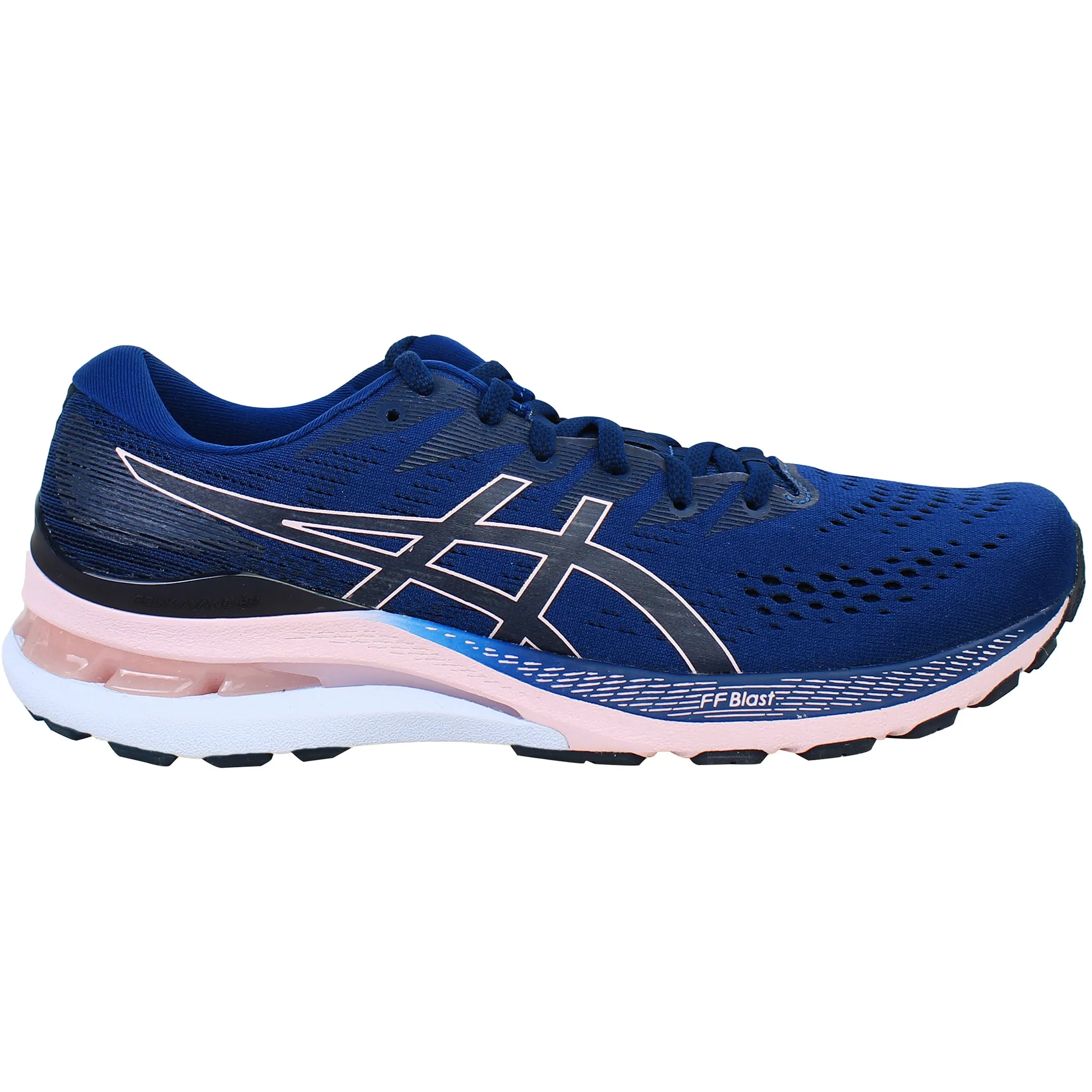 Asics Gel-Kayano 28 Womens Blue Running Shoes