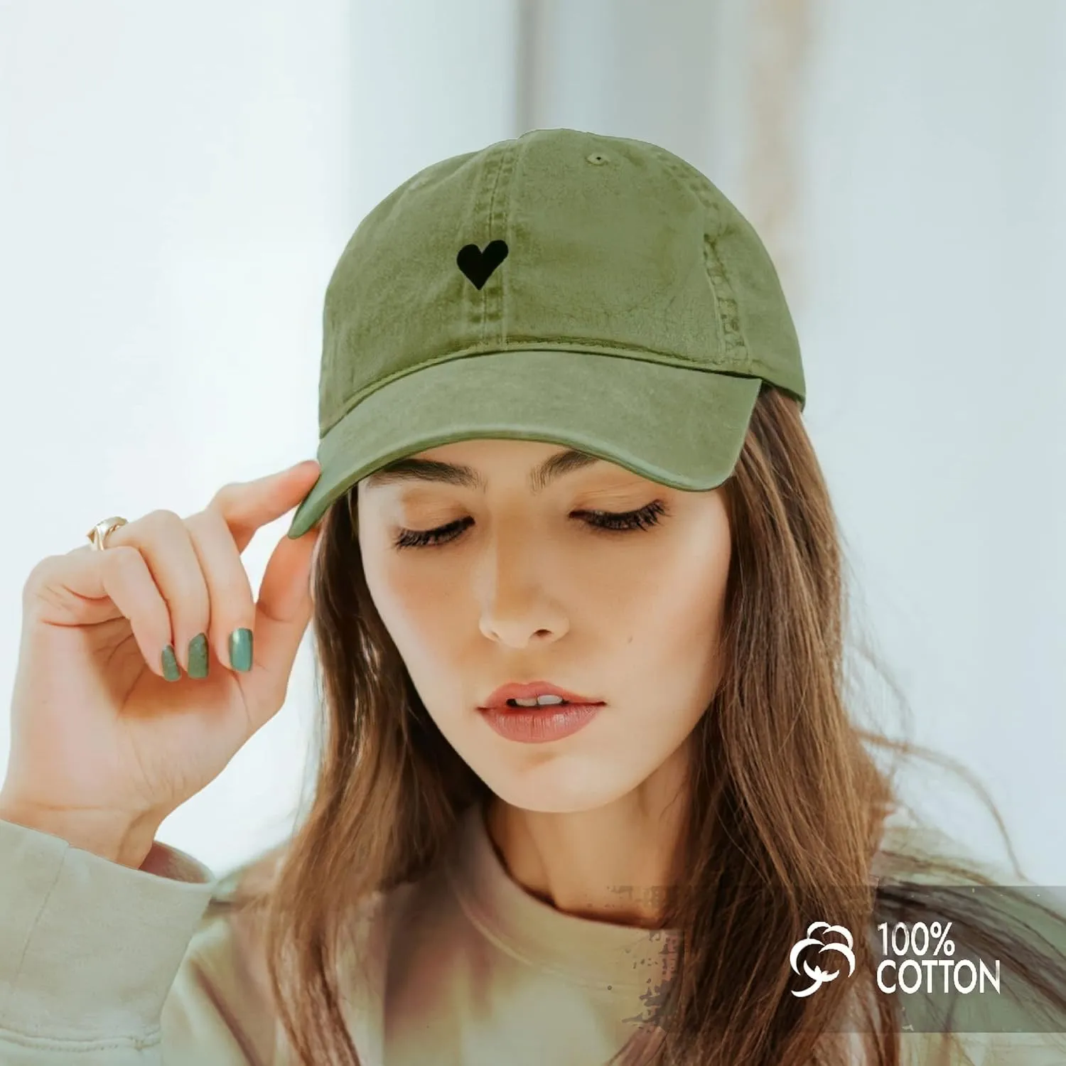 Atticus Poetry Hat, Embroidered Brushed Cotton Women??s Baseball Hat Unisex Fit, Adjustable One Size