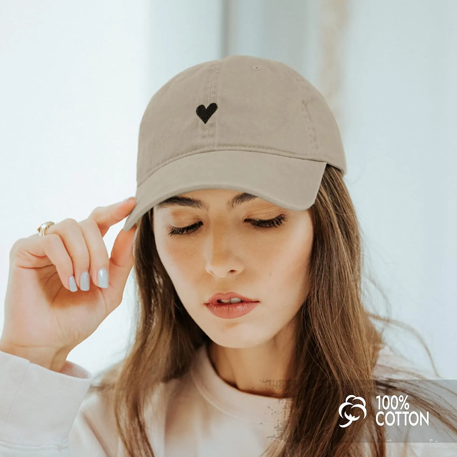 Atticus Poetry Hat, Embroidered Brushed Cotton Women??s Baseball Hat Unisex Fit, Adjustable One Size