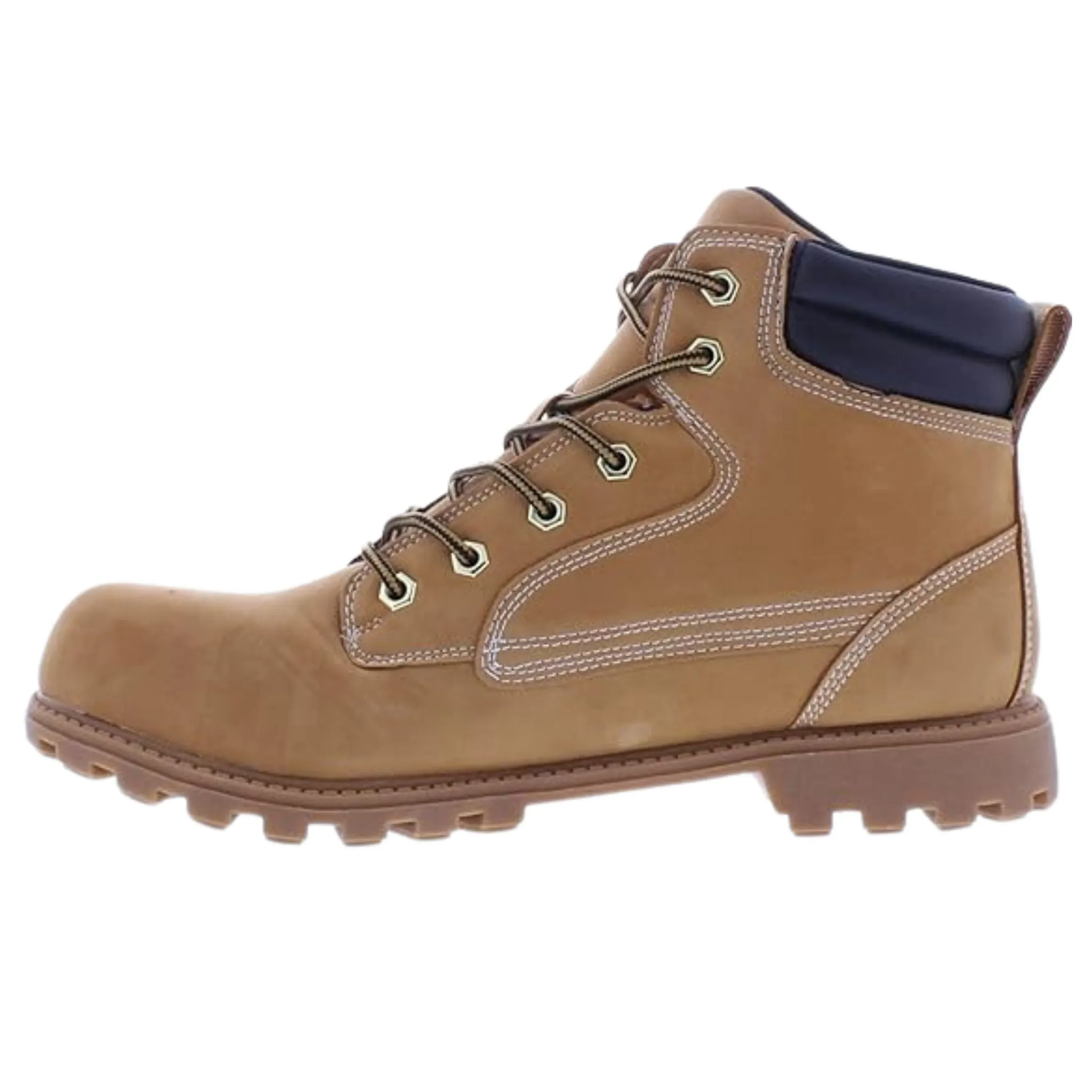 Fila Men's 1LM00982 248 Landing Steel ST  Wheat Espresso Gum Work Shoes