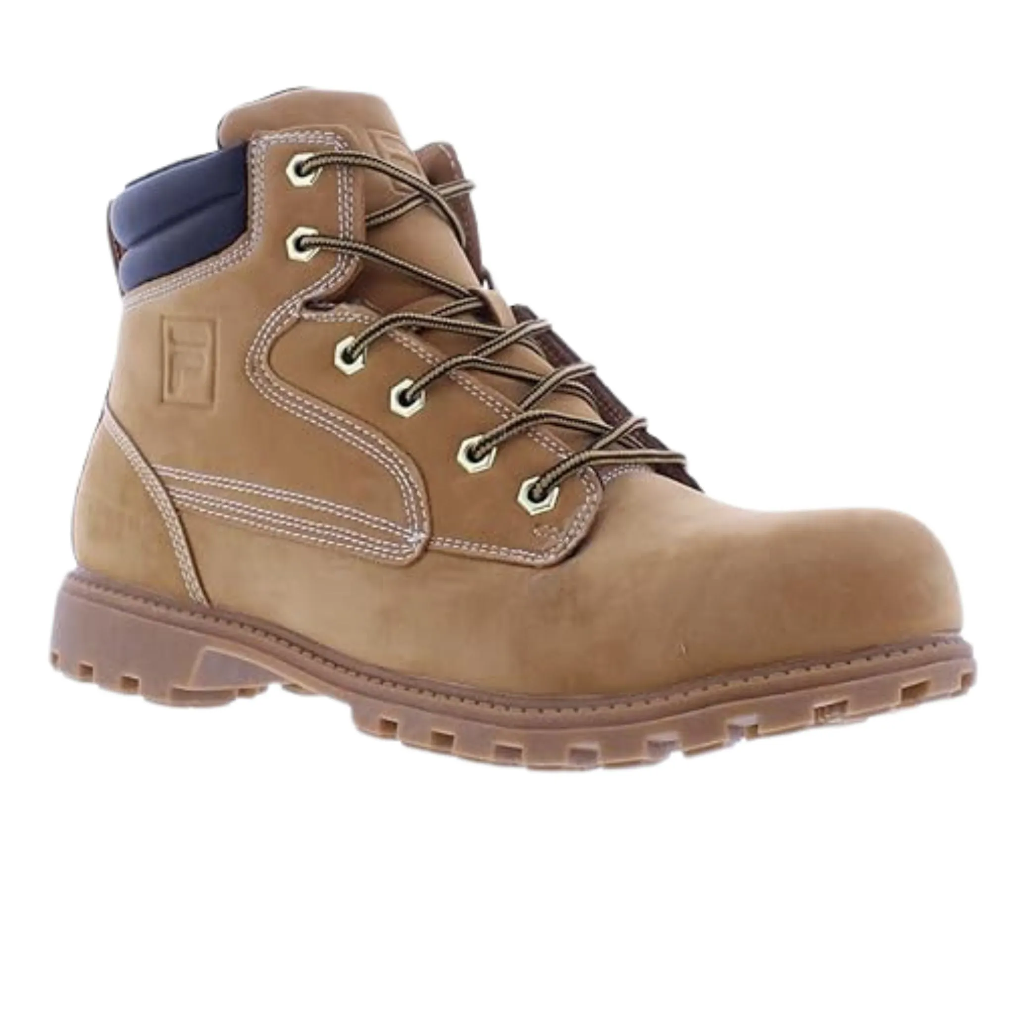 Fila Men's 1LM00982 248 Landing Steel ST  Wheat Espresso Gum Work Shoes