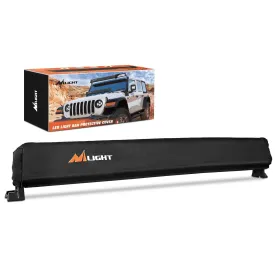 LED Light Bar Cover 32 Inches Black Nylon Protective Sleeve Universal Fit Straight and Curved Bar Waterproof Dustproof Scratch-Proof Light Cover for Driving Off Road Lights