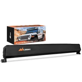 LED Light Bar Cover 42 Inches Black Nylon Protective Sleeve Universal Fit Straight and Curved Bar Waterproof Dustproof Scratch-Proof Light Cover for Driving Off Road Lights