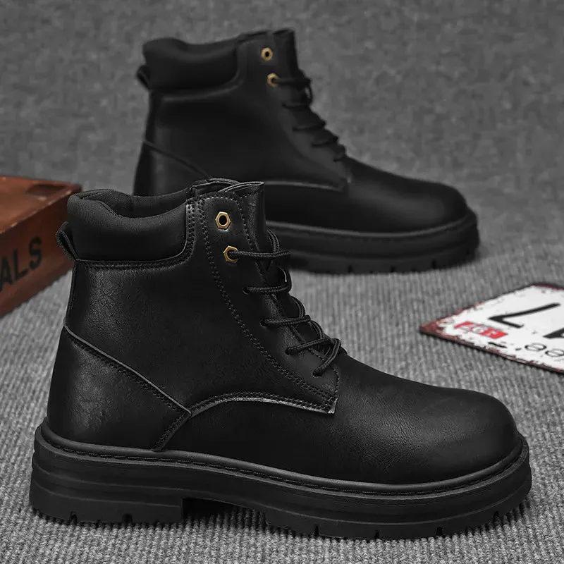 Men's Casual Lace-Up Boots