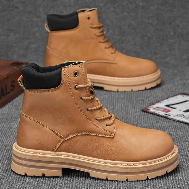 Men's Casual Lace-Up Boots