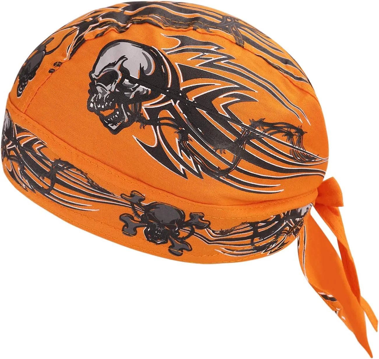 Skull Cap Cycling Helmet Liner Head Wrap Scarf Pirate Hat Bandana Running Beanie