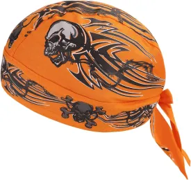 Skull Cap Cycling Helmet Liner Head Wrap Scarf Pirate Hat Bandana Running Beanie