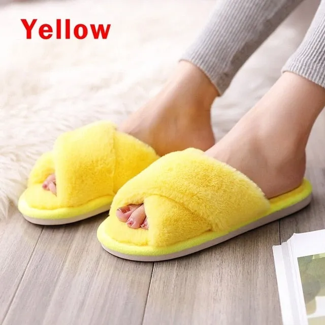 Women's Soft Plush House Slippers