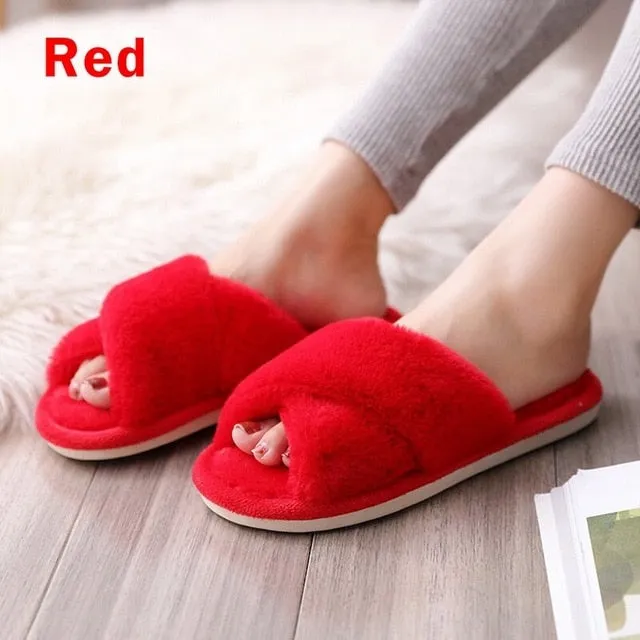 Women's Soft Plush House Slippers