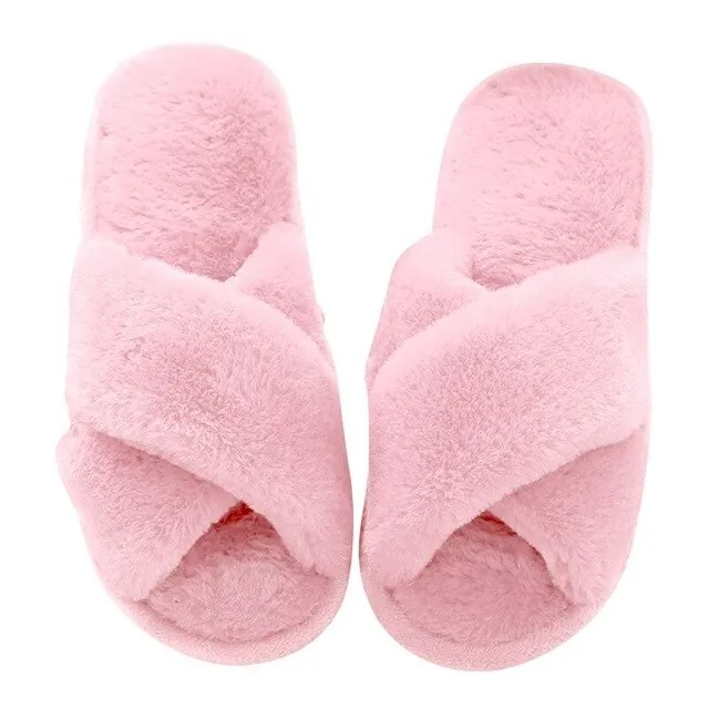 Women's Soft Plush House Slippers